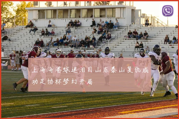 上海海港球迷泪目山东泰山复仇成功足协杯梦幻开局