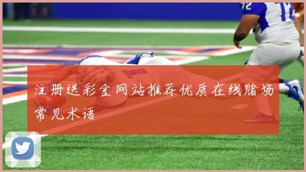 注册送彩金网站推荐优质在线赌场常见术语